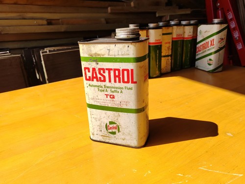 Vintage ölkanne quart castrol - quart,